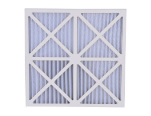 cardboard frame disposable panel pleated filter